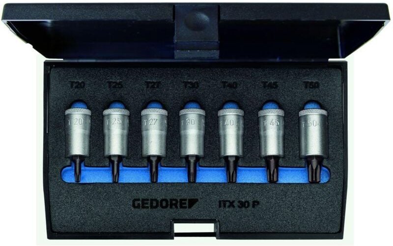 Gedore - itx 30 pm Schraubendreher-Satz 3/8' 7-teilig Innen-TX T20-50