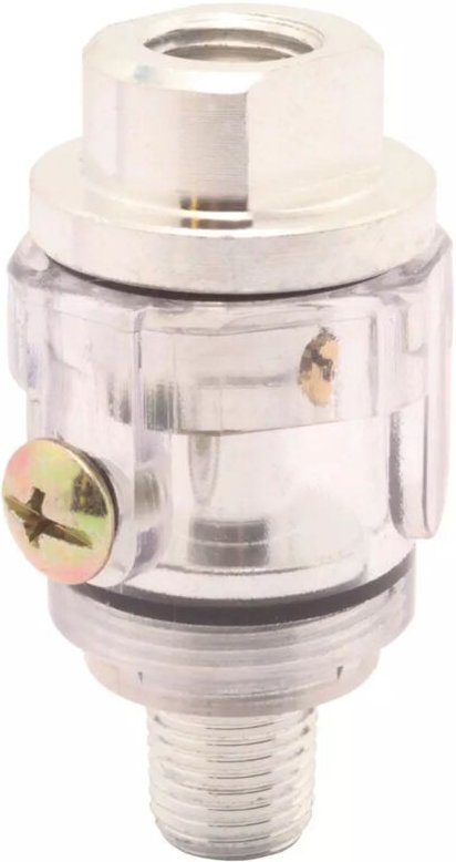 Elmag 42585 Inline Öler Anschluß 1/4'' Lufteingang Ig - Luftausgang Ag