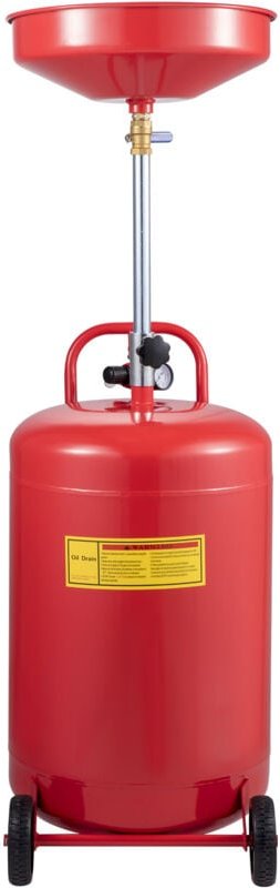 Mophorn - 20-Gallonen-Altöl-Ablasstank, tragbarer luftbetriebener Ölablasser mit einstellbarer Trichterhöhe, Druckregelv...