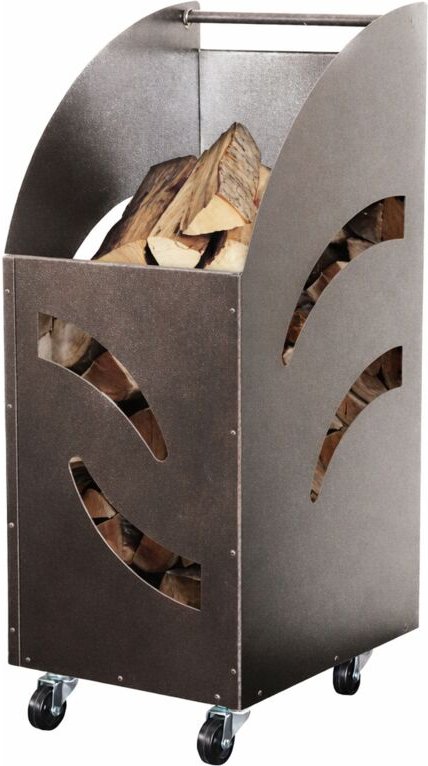 Portalegna A Carrello Comodo 601 Robusto Per Uso Domestico