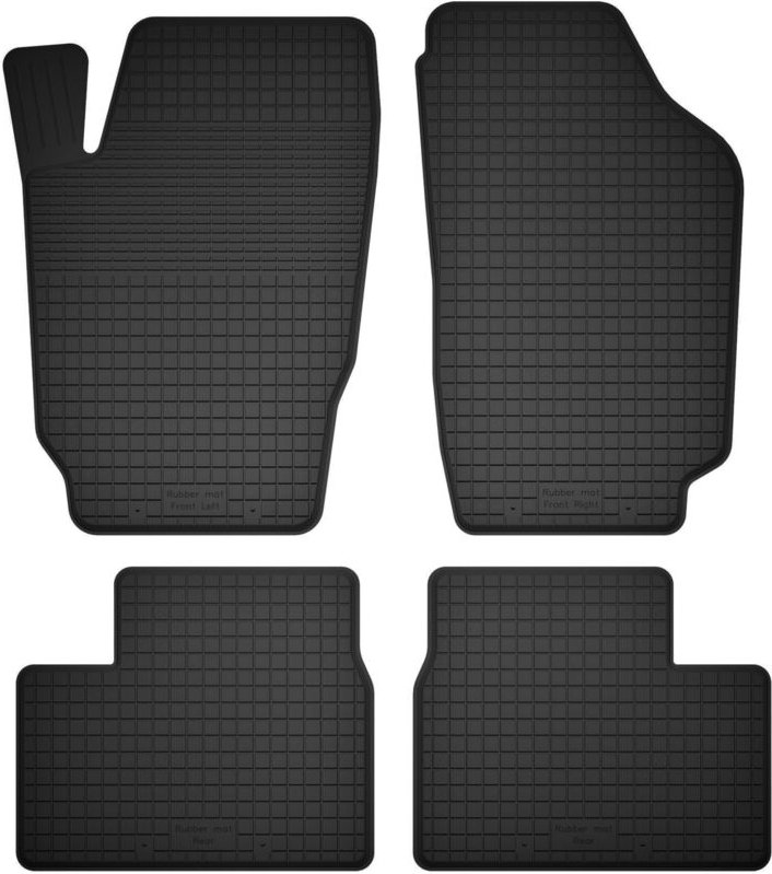 Gummi-Automatten, 4er-Set, Universalmodelle: Peugeot 206 Fließheck, SW, Kombi, CC, Cabrio (1998-2010)