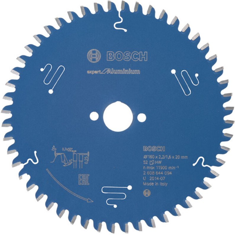 Kreissägeblatt ex al h 160x20-52 - 2608644094 - Bosch