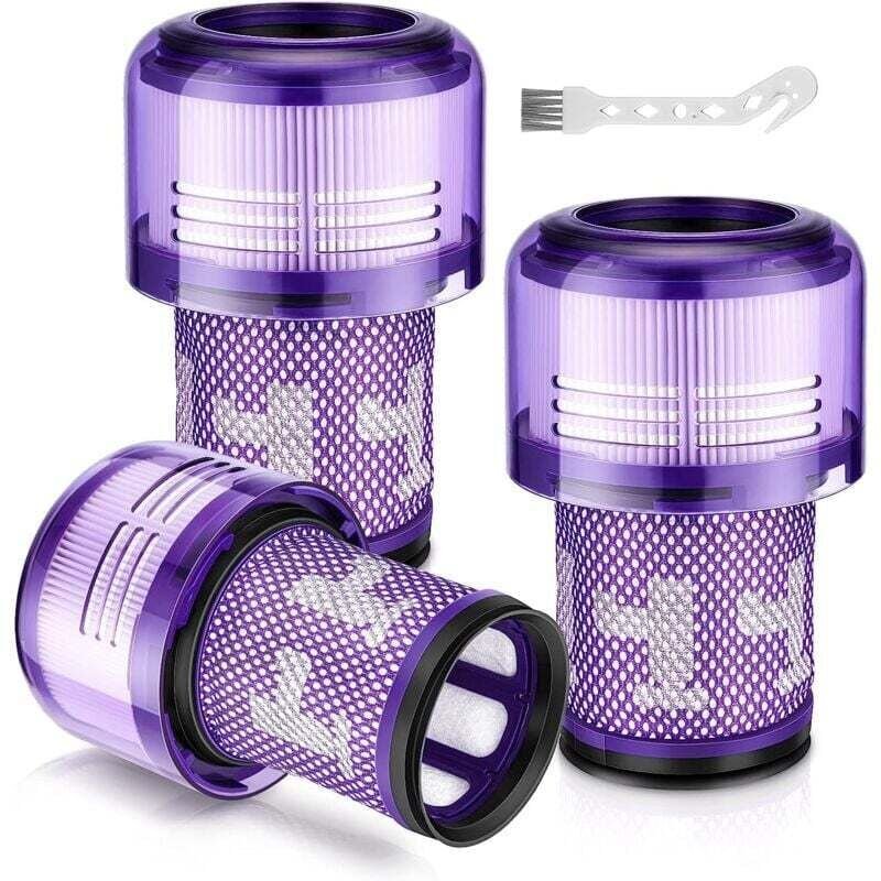 3er-Pack HEPA-Filter für Dyson V12 Detect Slim Absolute, Ersatzfilterzubehör für V12, waschbare Ersatzteile, Zubehör für...