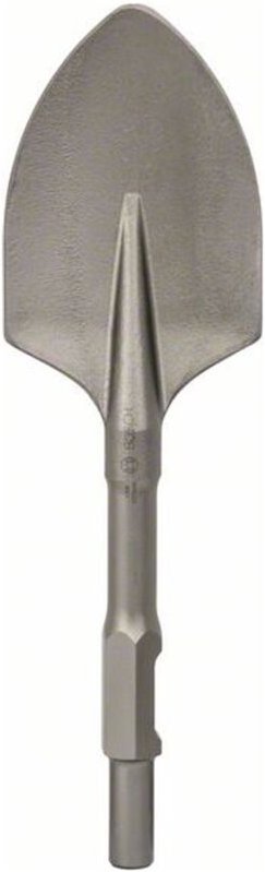 Bosch Spatmeißel mit 30-mm-Sechskantaufnahme, abgerundet, 400 x 135 mm