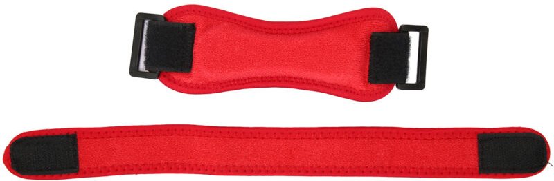 Unisex-Kniebandage für Kniescheibe, Patellasehne, Schmerzlinderung, Knieunterstützung, Sport, rot