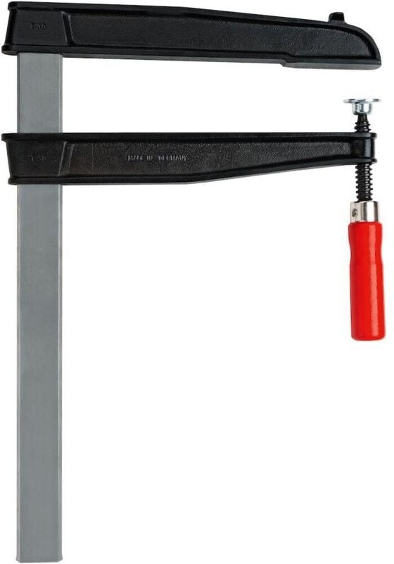 Tiefspann-Schraubzwinge TGNT mit bewährtem Holzgriff