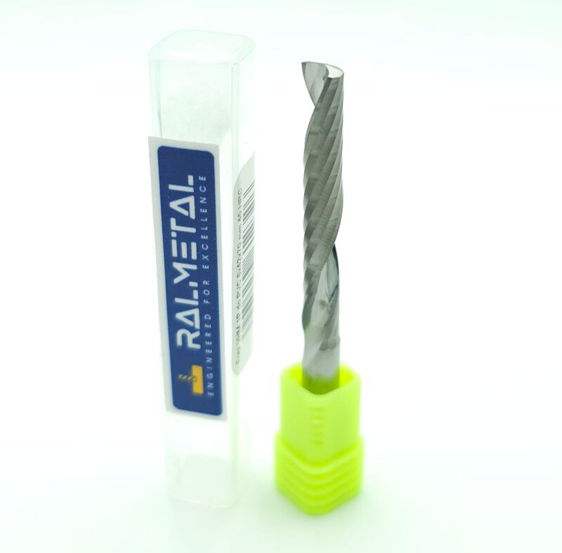 1-Schneiden-VHM 6 x 42 x 70 CNC-PVC-Holzfräser