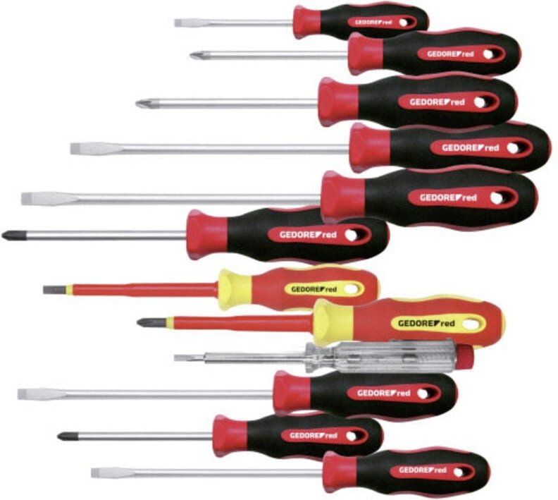 Red Schraubendreher-Satz xxl 12-teilig - Gedore