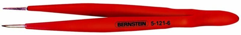 Bernstein Tools For Electronics - 5-121-6 Isolierte Pinzette Spitz, fein 120 mm
