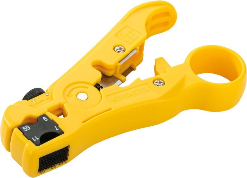 Schwaiger Gmbh - Schwaiger Abisolierwerkzeug ABI212 531 universal, für Rund- und Flachkabel Antennen & Koaxkabel