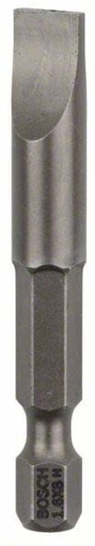 3x Schrauberbit Extra-Hart, s 1,6 x 8,0, 49 mm - 2607001487 - Bosch