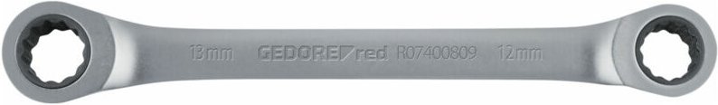 R07401213 Doppelringratschenschlüssel gerade SW12x13 mm