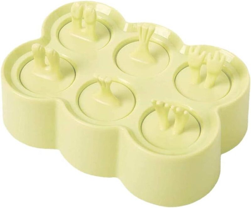 Eiscremeform, wunderschöne Eis am Stiel, wiederverwendbare DIY-Sorbet-Eiswürfelform (Farbe zufällig)