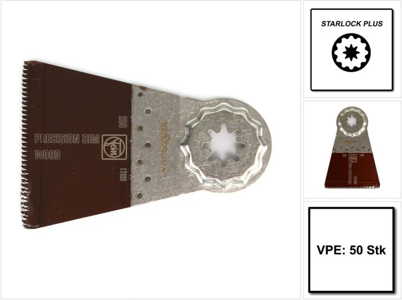 Sägeblatt StarlockPlus E-Cut p bim 50x65, 50 Stück - Fein