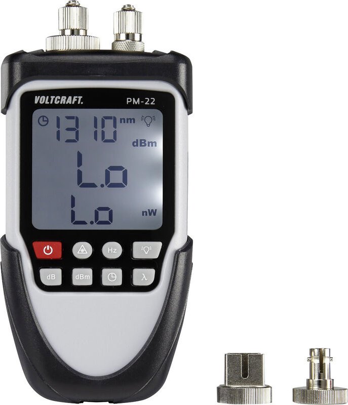 Glasfaserprüfgerät PM-22 Voltcraft PM-22 Geeignet für fc, st, sc