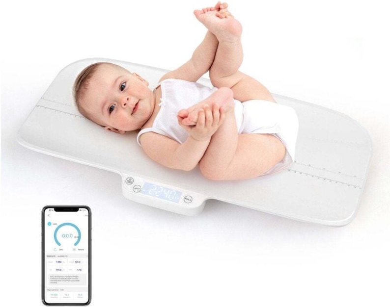 Northix - Hochprazise waage fur babys haustiere mit intelligenter app steuerung halte tarafunktion wei
