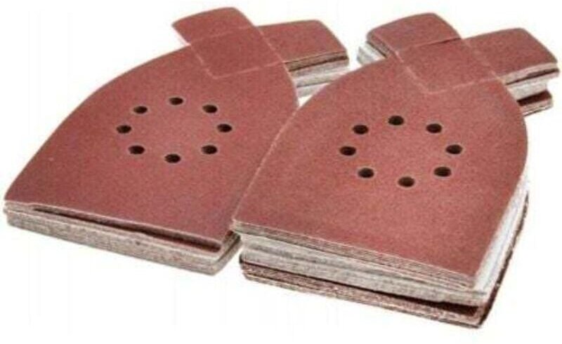 ZVD-Packung mit 50 Schleifpapierblättern für Black & Decker KA220G KA230 Mouse Sander Schleifpapier Körnung 40,60,80,100...