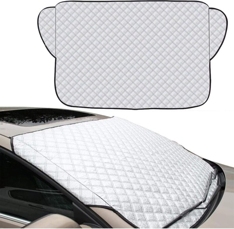 Couverture Pare Brise Universelle Anti Givre, Neige, Glace - Répliante pour Voiture