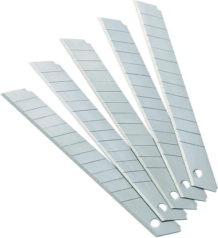 Trade Shop Traesio - Trade Shop - kit 10 stück klingen ersatzklinge cutter 25 x 07 mm ltf 20244 -