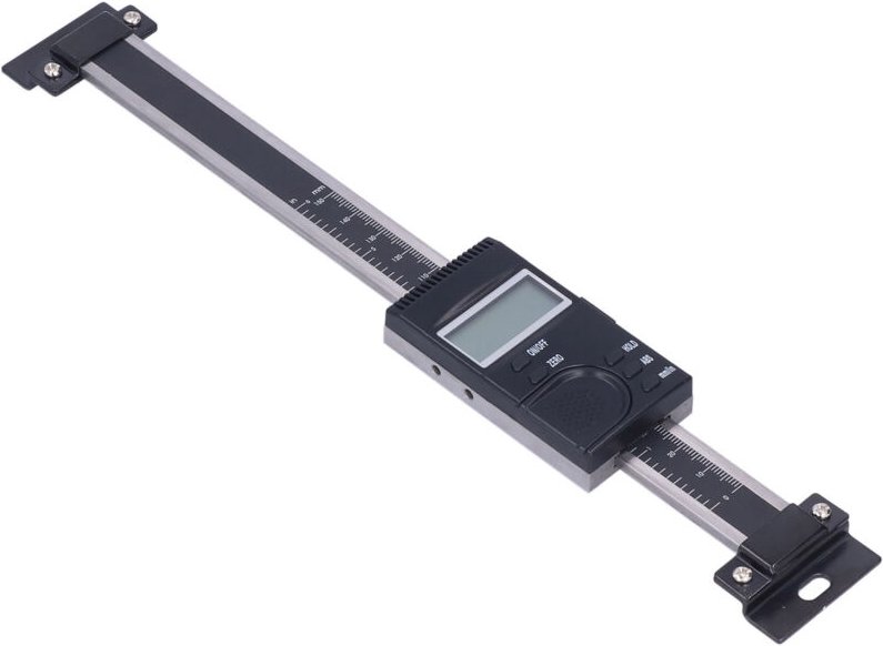 Mumusuki Digital Cliper Scale Linear Digital Vernier Caliper with LCD Display IP45 Vertical Measurement Tool in Stainles...