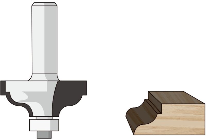 HM-Profilfräser D34,9 B13,5 R4/4 GL 52 mm