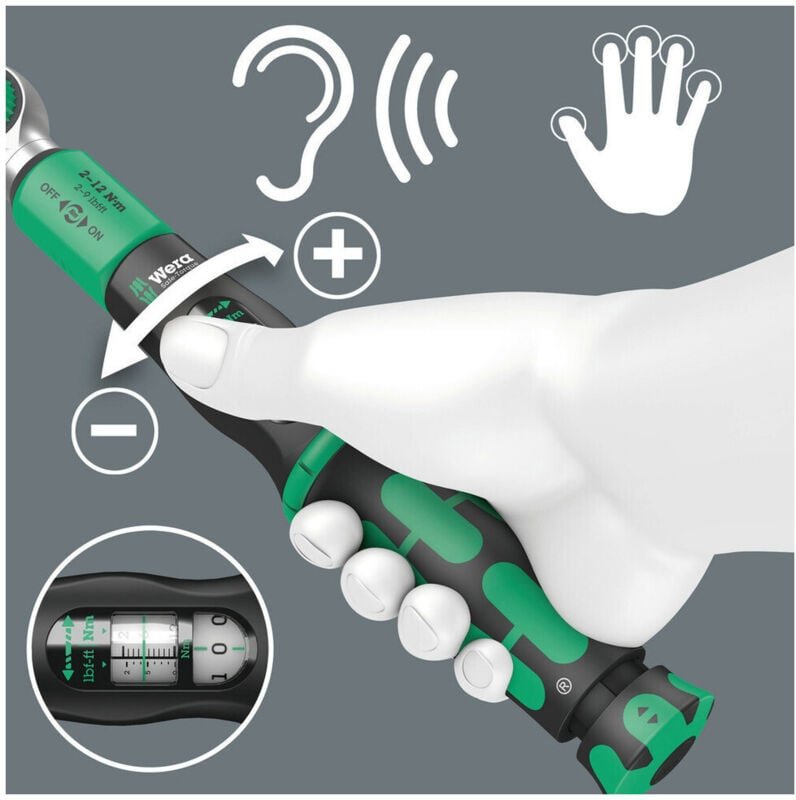 Drehmomentschlüssel Safe-Torque 2-12Nm 1/4' - Wera