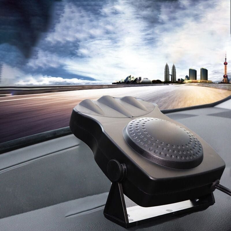 12 V Autoheizung, 150 W, tragbarer Heizlüfter, Windschutzscheiben-Defroster, Defroster für Auto und LKW, 2-in-1-Heizung,...