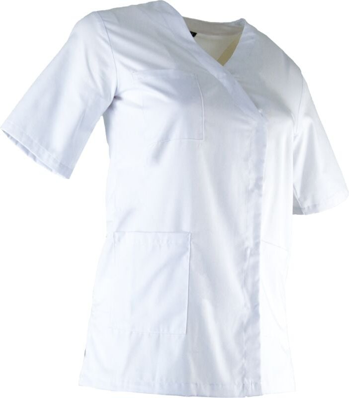 Kurzes Damenbluse MC CLINIQUE - WEISS S - 2