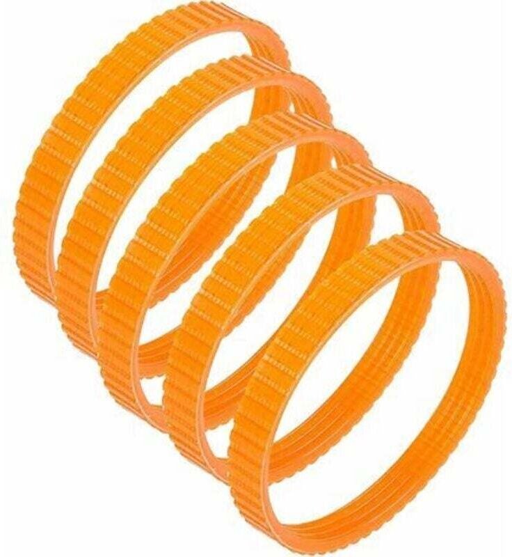 Lot de 5 Courroies d'Entraînement pour Rabot Electrique 9,6 mm Compatible Orange 1900B