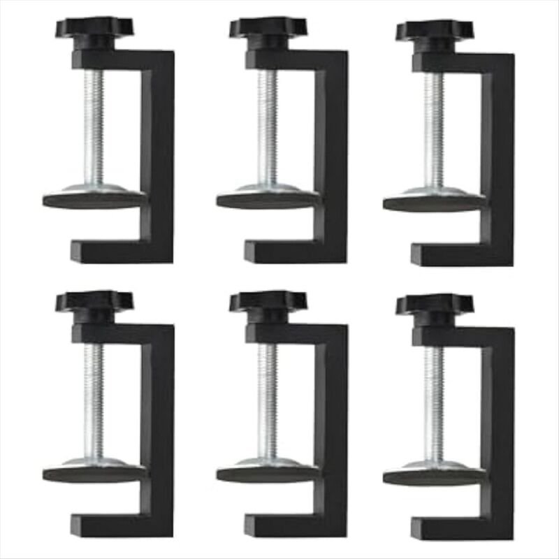 6 Stück G-Klemmen für die Holzbearbeitung, universelle C-Klemme, kleine Tischklemme, Schrankfront-Ra