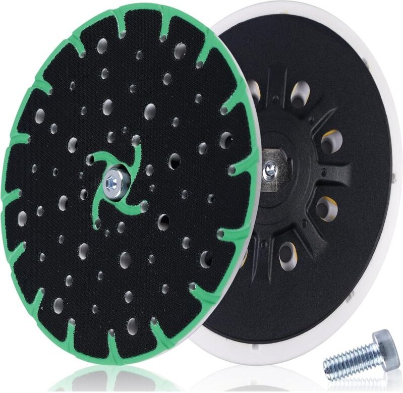 150 mm Schleifteller für - Absaug-Schleifplatte - Ersatzzubehör kompatibel mit Festool Rotex RO, ETS 150, ETS EC 150, LE...