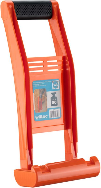 Wiltec Gipskarton Plattenträger mit Tragegriff bis max. 80 kg, Tragehilfe für Gipskartonplatten