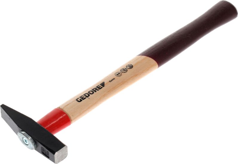 600 E-100 Schlosserhammer rotband-plus mit Eschenstiel, 100 g