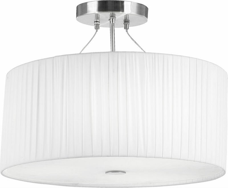 Globo - Elegante Decken Lampe Hänge Leuchte Plissee Wohnraum Beleuchtung 15105-3