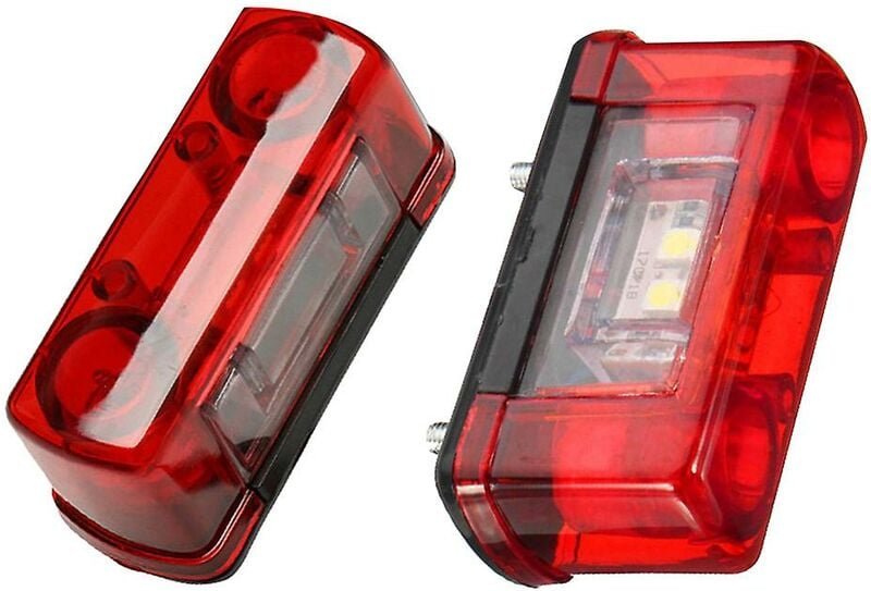 Woosien - 12v 24v Auto Led Lizenz Nummer Platte Licht Lampe Universal Led Kennzeichen Auto Lkw Anhänger Lkw