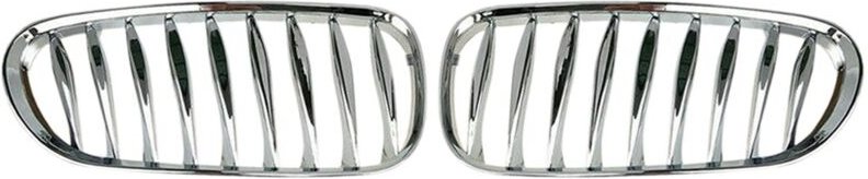 Tlily - Frontzaun Grill KüHlergrill abs Chrom FüR- Z4 E85 E86 2003-2009 51117117757 51117117758