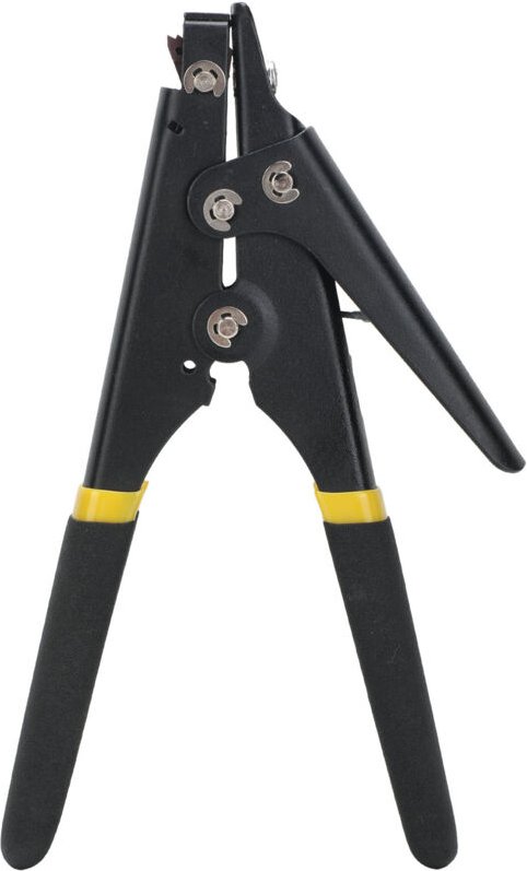 Eosnow Tragbare Nylon-Kabelbinderpistole, verstellbare Spannung, Kunststoff-Kabelbinder-Befestigungs- und Schneidwerkzeu...