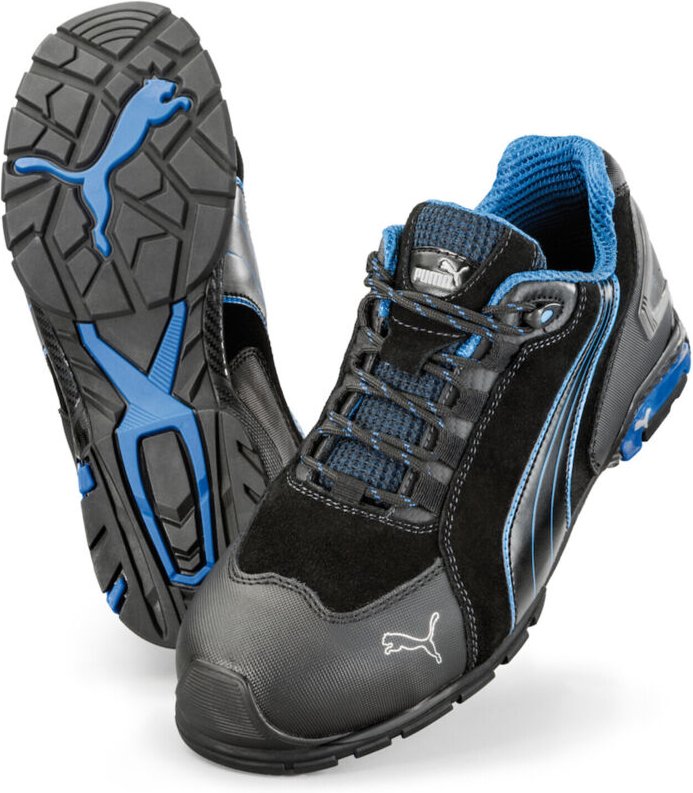 ISM Sicherheitsschuh EN20345 S3 Rio Black Low Gr.46 Veloursleder Aluminiumkappe