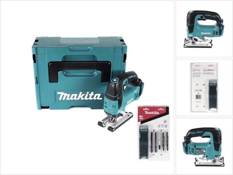 Makita DJV 182 ZJ Akku Pendelhubstichsäge 18V Brushless Solo + 14x Sägeblatt + Makpac - ohne Akku, ohne Ladegerät