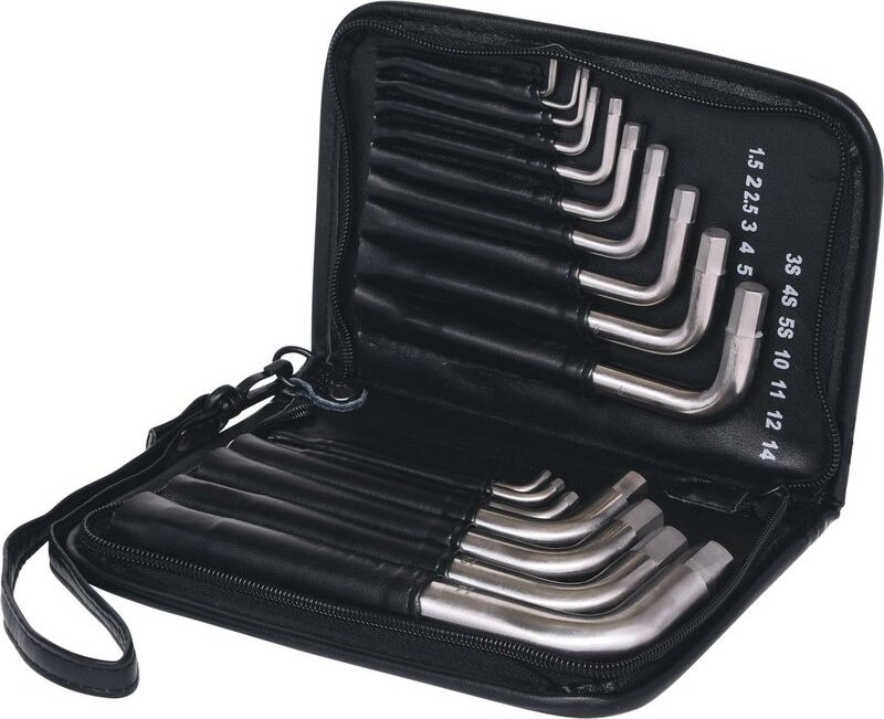 Ks Tools TITANplus Winkelstiftschlüssel-Satz Innensechskant, 17-tlg