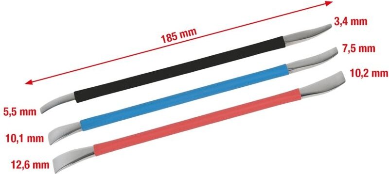 Präzisions-Hebelwerkzeug-Satz, 3-tlg