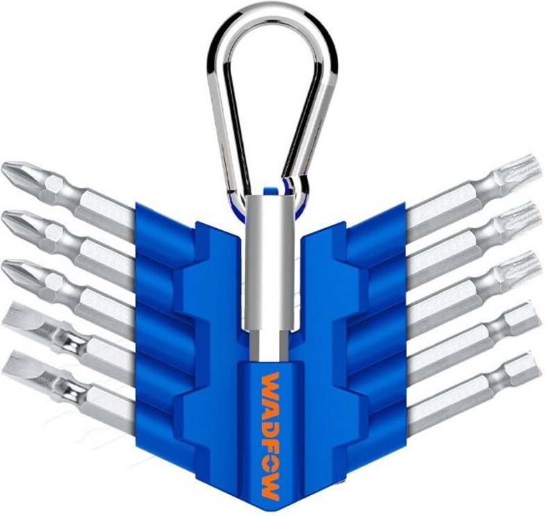 WADFOW 11-teiliges PH1 50mm Bit-Set, Cr-V-Stahl, inkl. Halter und verschiedenen Bits