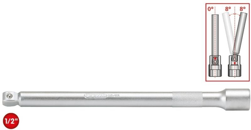 Verlängerung ULTIMATE schwenkbar 1/2'', Länge 50 mm