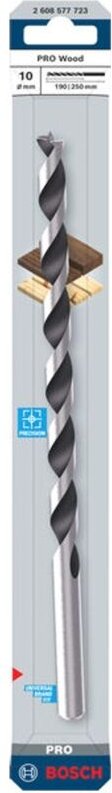 Bosch PRO Holzspiralbohrer Wood, 10x190x250 mm