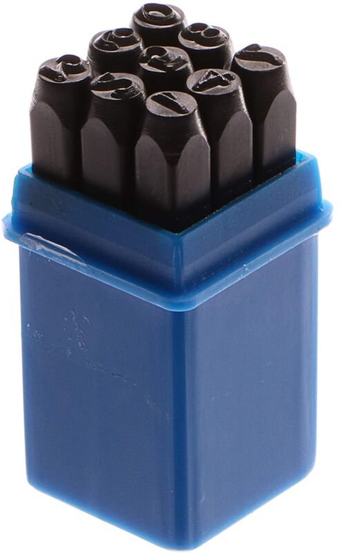 Geko G01810 - Set de Briefmarken de Nummer de Stempel (6 mm), mehrfarbig