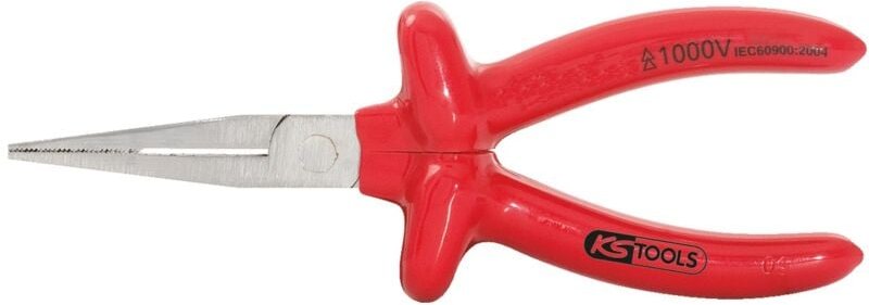 KS Tools 1000V Langbeck-Flachzange, 160 mm