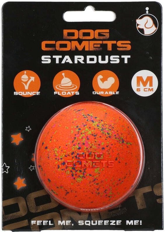 Hundekometenball stardust orange m