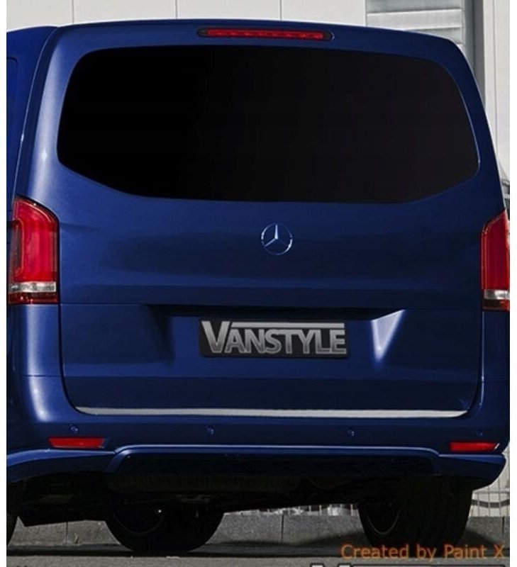 Mercedes-Benz EQV 2020+ CHROM-Heckklappenverkleidung