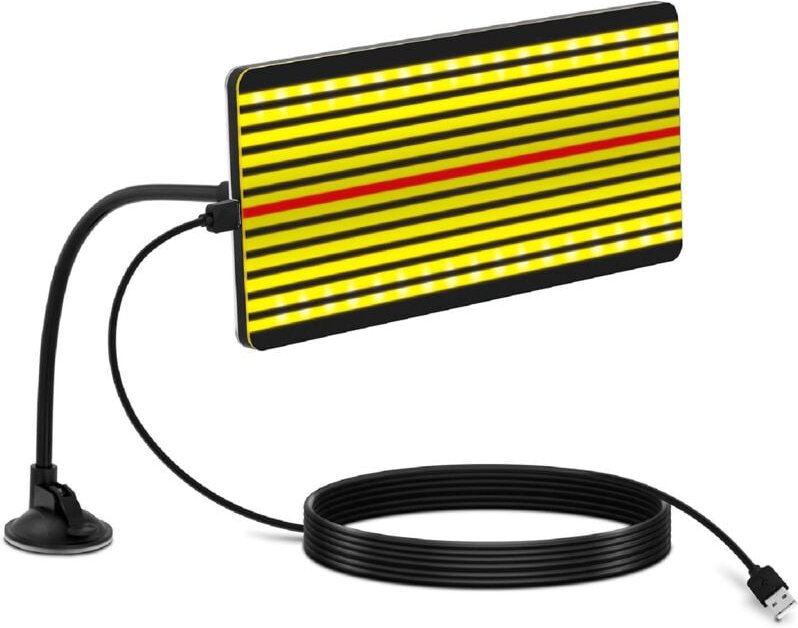 MSW - Dellenlampe led Reflektor Ausbeulwerkzeug pdr Ausbeullampe 32 x 15 cm Flexarm