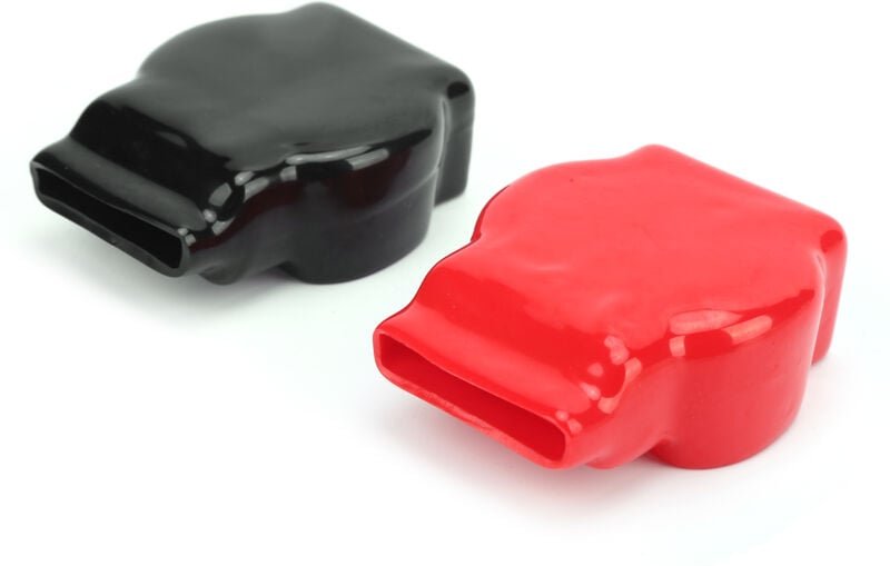 Zoternen - Batteriepolabdeckungen, Pluspol-Minuspol-Oberpolkappenschutz, universell für Auto, Motorrad, lkw